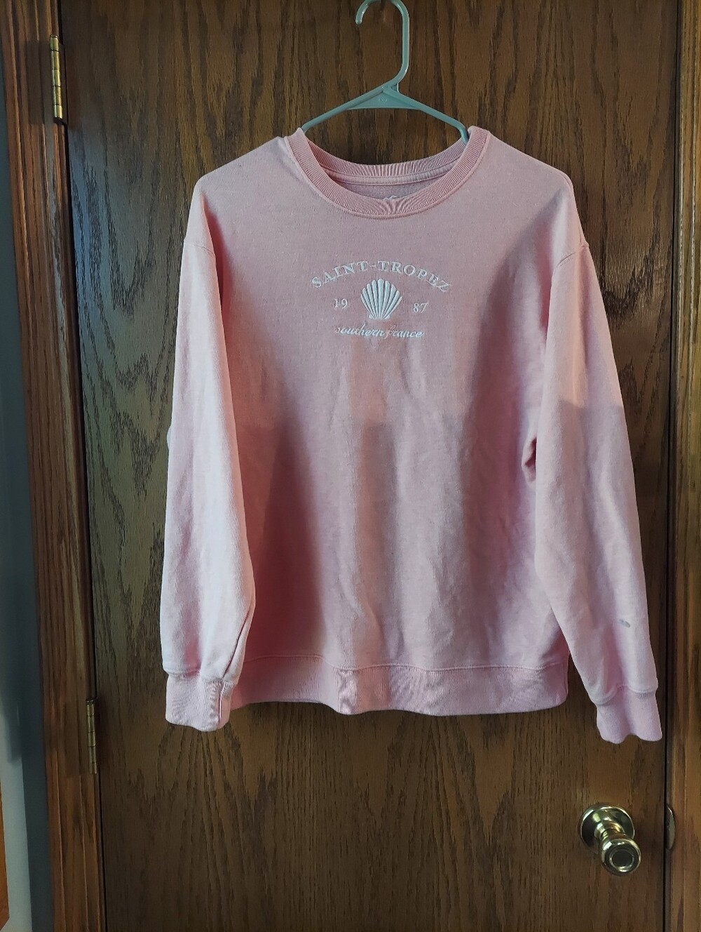 Hollister XXS Pink Saint-Tropez Southern France Seashell Sweatshirt